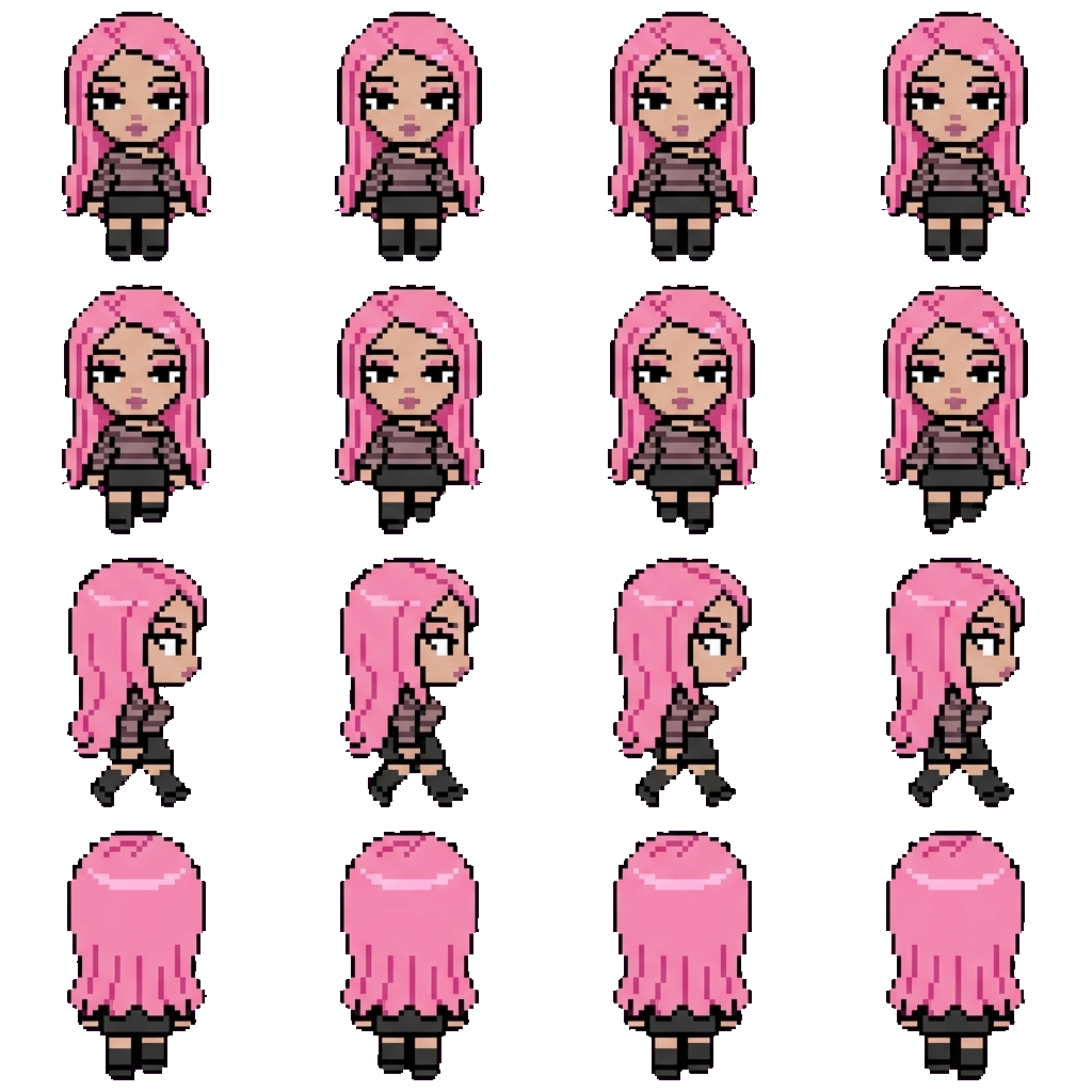 Adela movement sprite