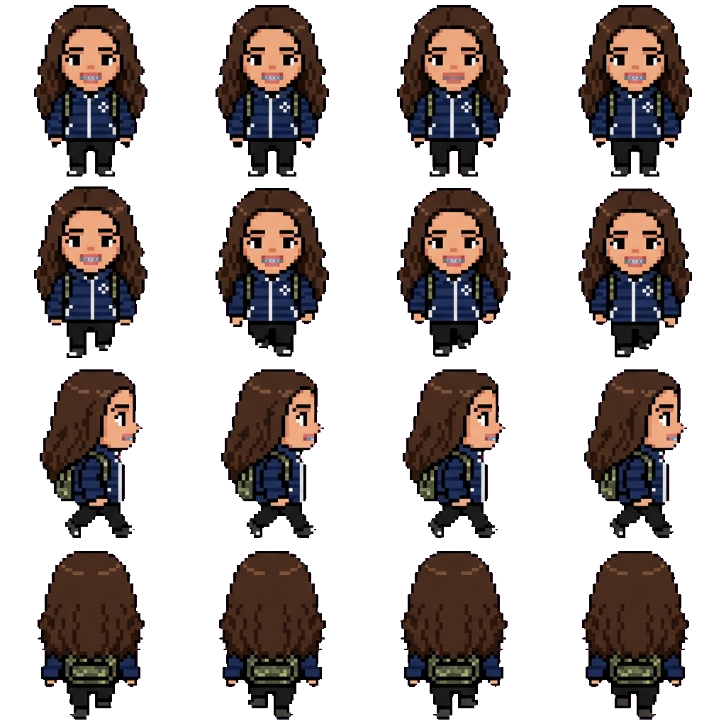 Mariana movement sprite