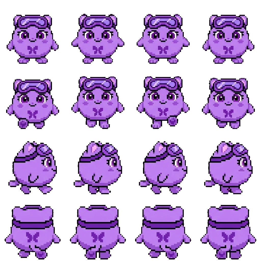 Purple Bijou movement sprite