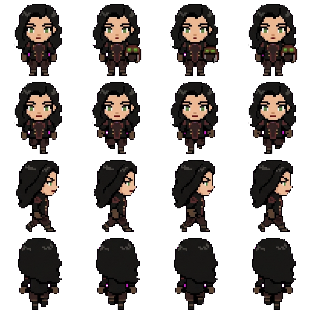 Asami movement sprite