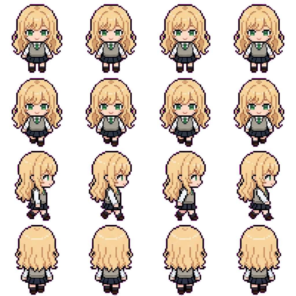 Akemi movement sprite