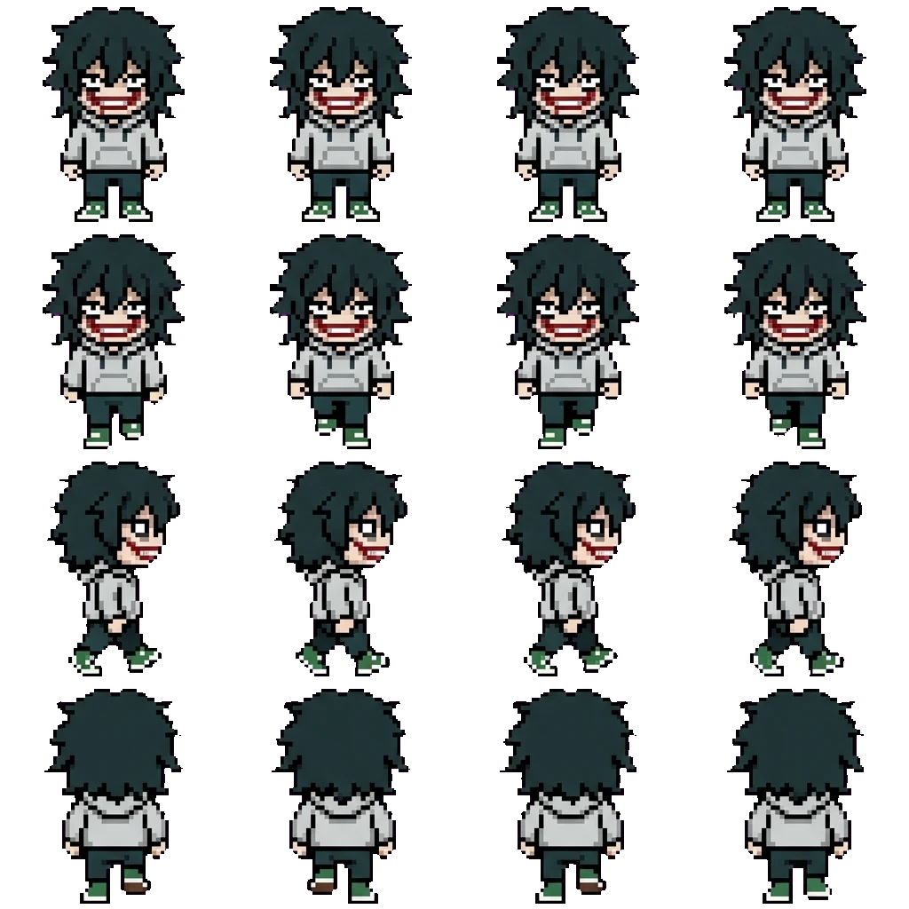 Jeff The Killer movement sprite