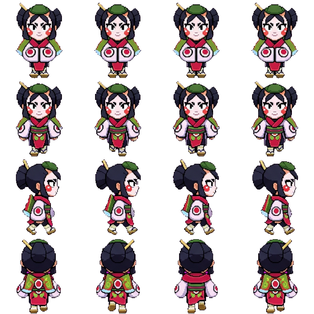 Kaze movement sprite
