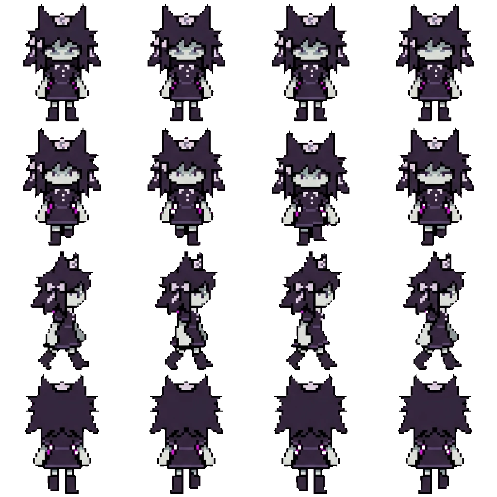 Lizzie movement sprite