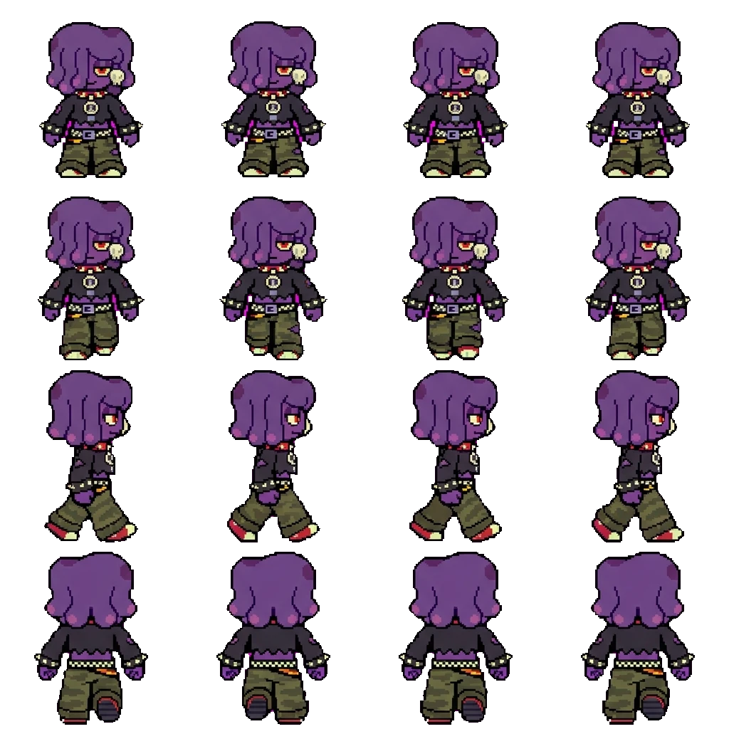 Waxwell movement sprite