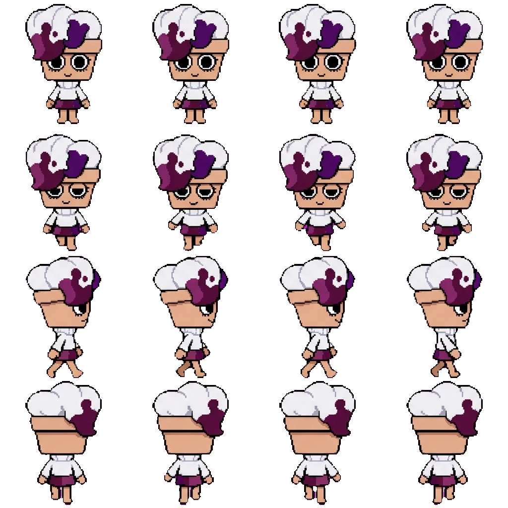 Brusha Purple movement sprite