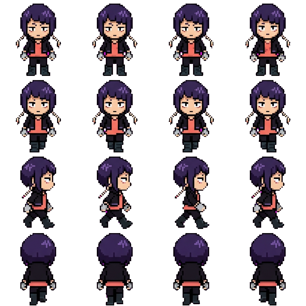Kyoka Jiro movement sprite