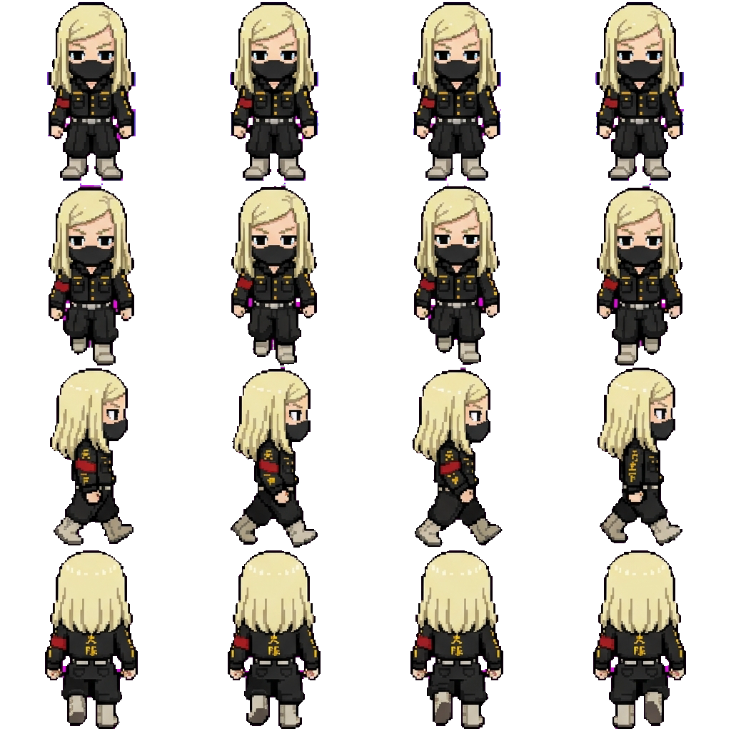 Sanzu(Haruchiyo Akashi) movement sprite