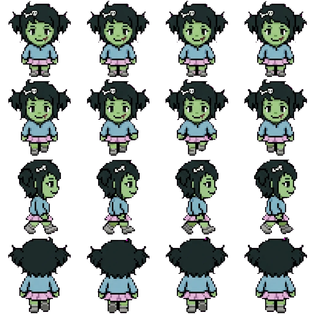 Lucky movement sprite