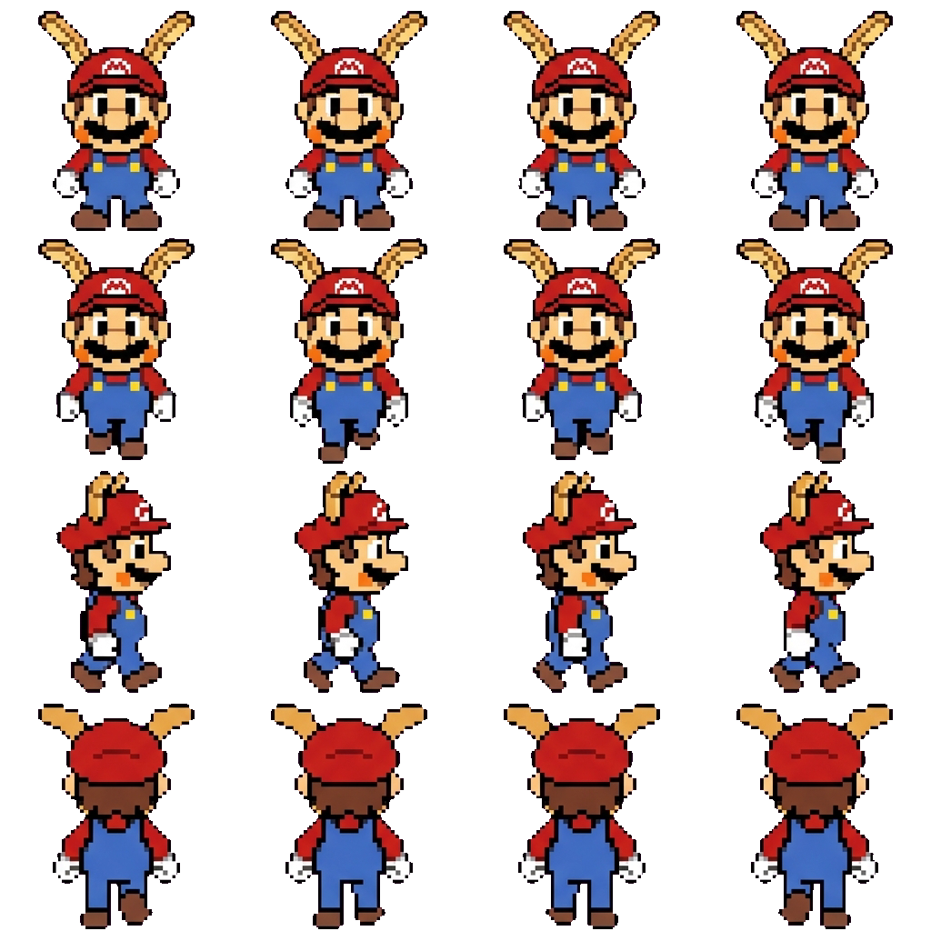 Toy Mario movement sprite