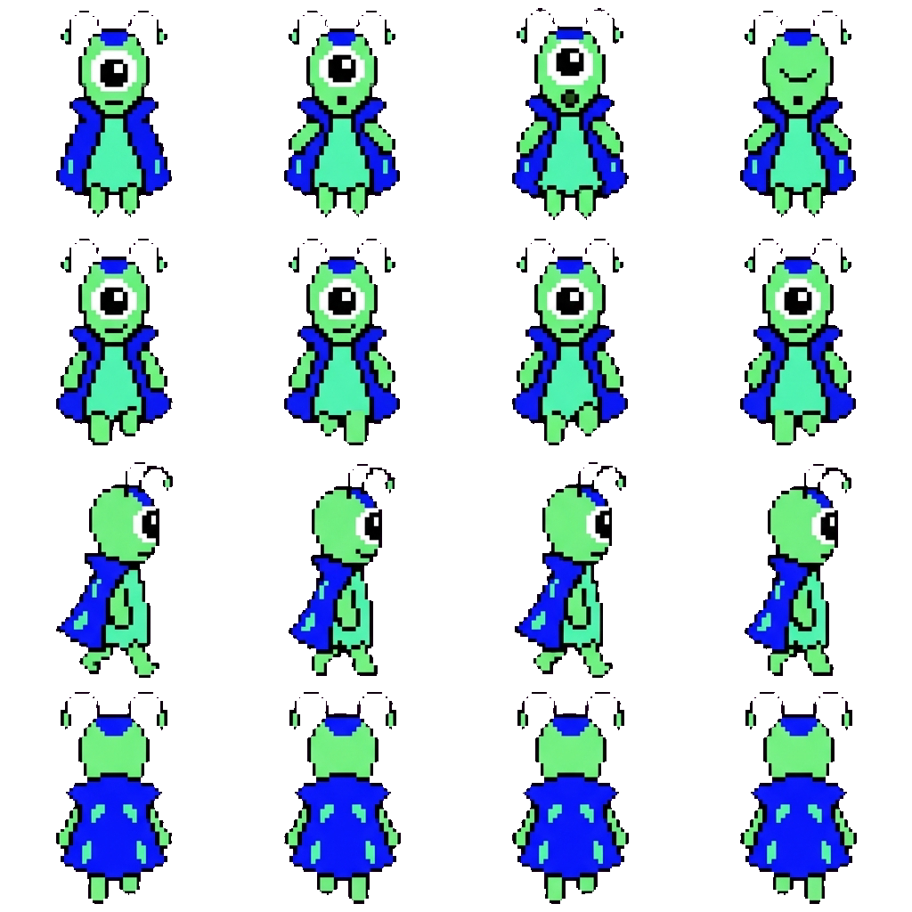 Sqooutterfly movement sprite