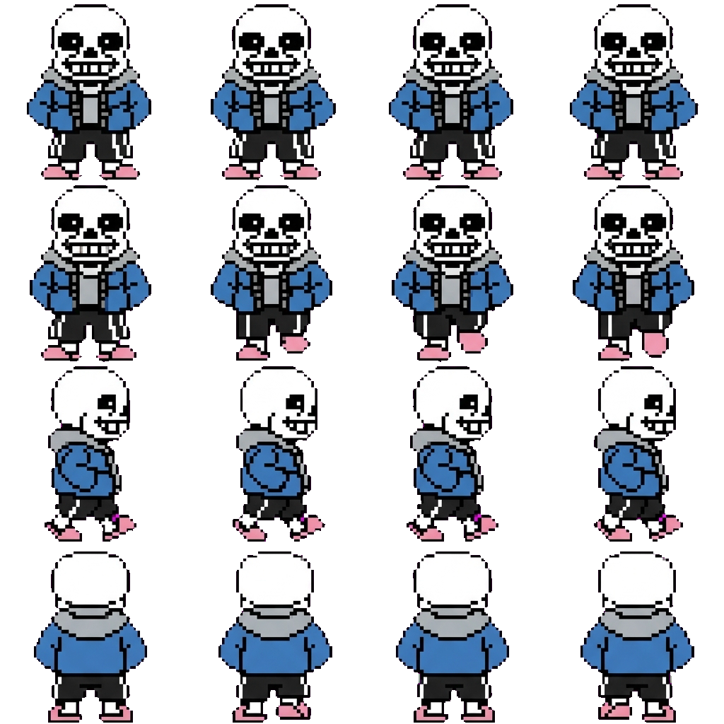 sans (classic) movement sprite