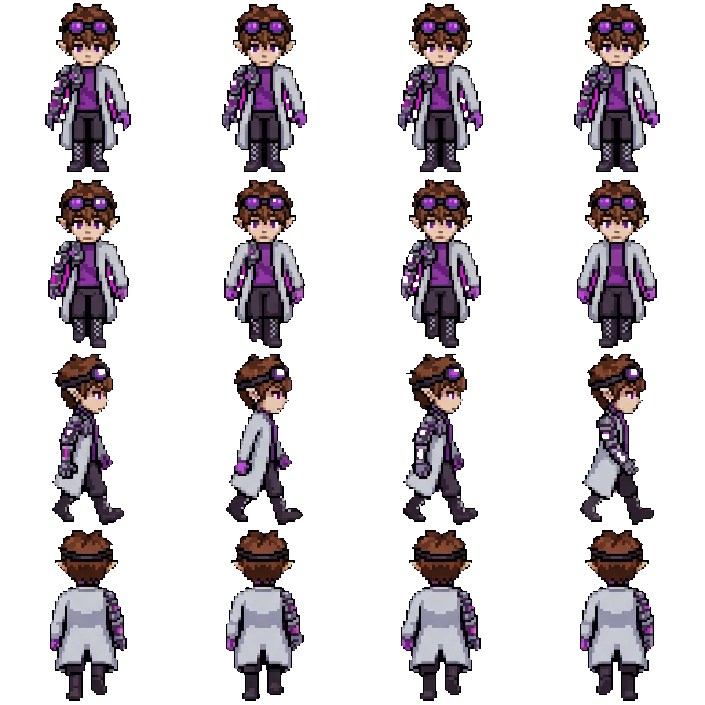 Pedrux movement sprite