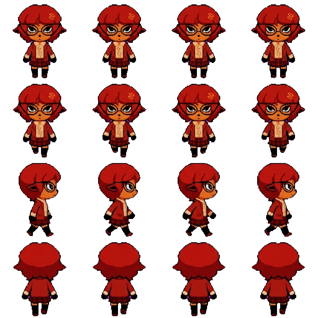 Secretary #3 (Jessie) movement sprite
