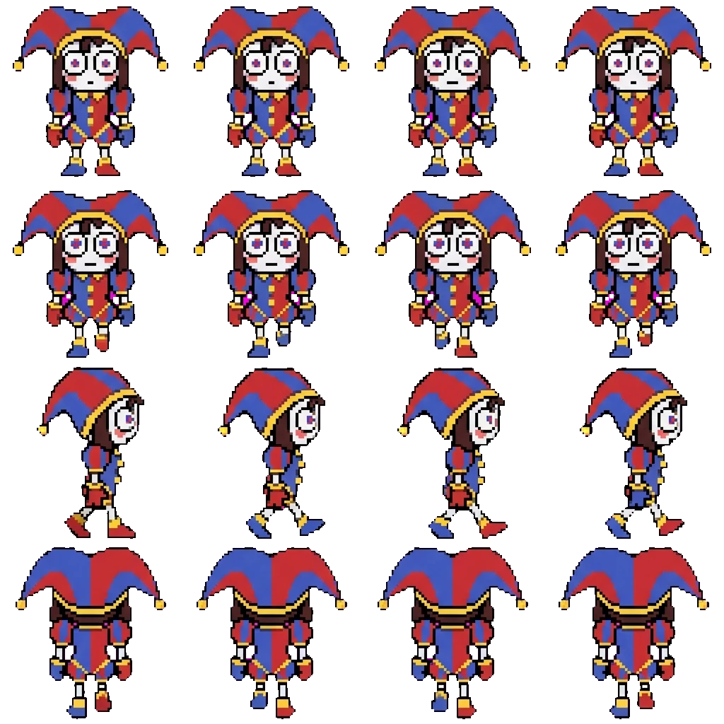 Jester movement sprite
