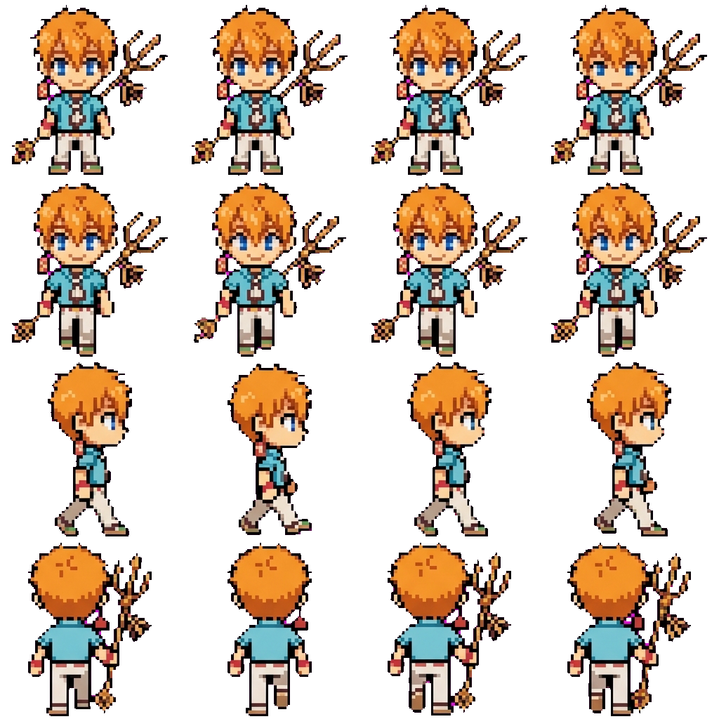 Kou Minamoto movement sprite