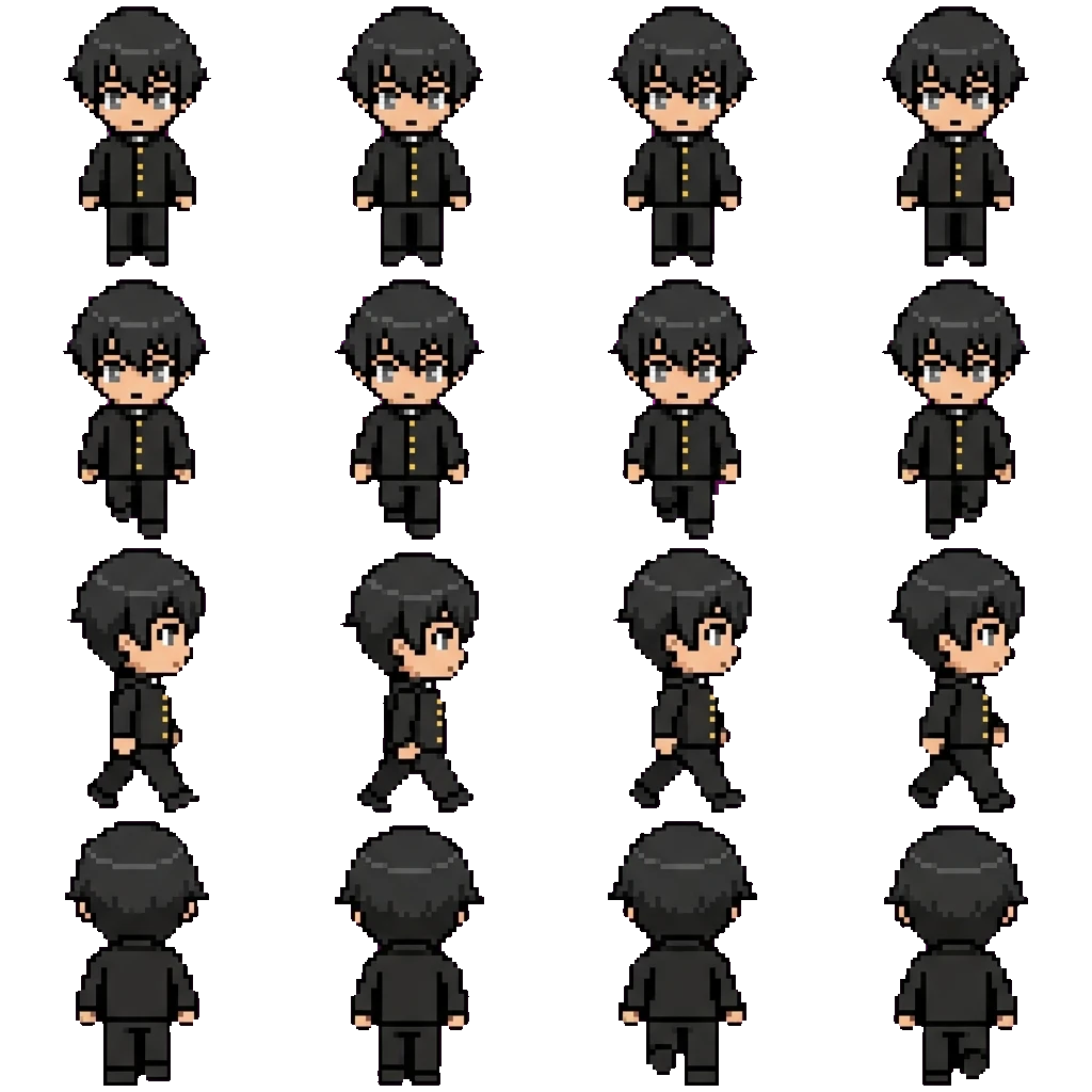 Taro Yamada movement sprite