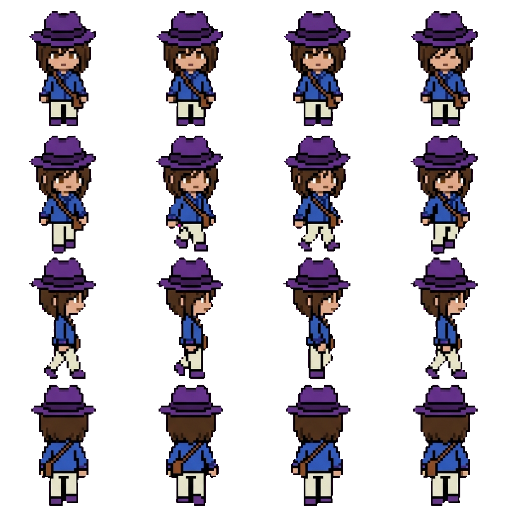 Luminaria azul movement sprite