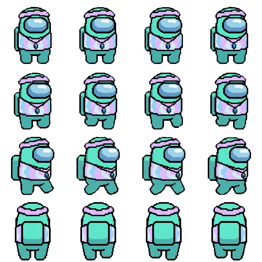 Cyan/Cian movement sprite