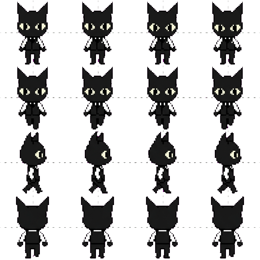 Secret agent movement sprite