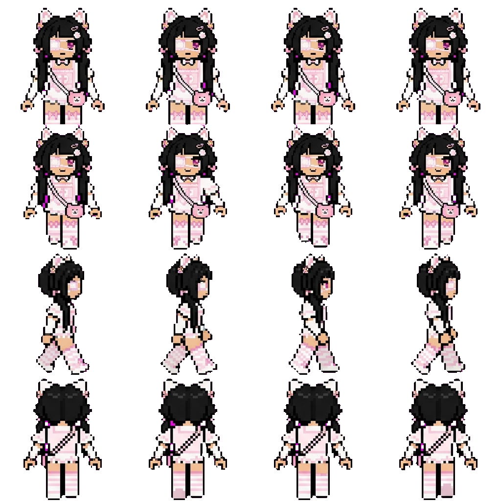 Momo Himeyu movement sprite