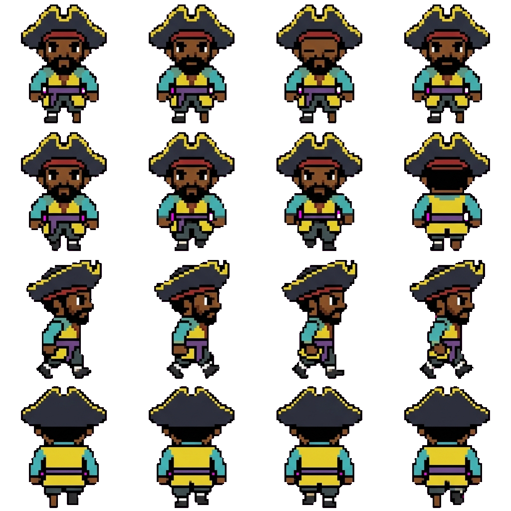 Captain Clark movement sprite