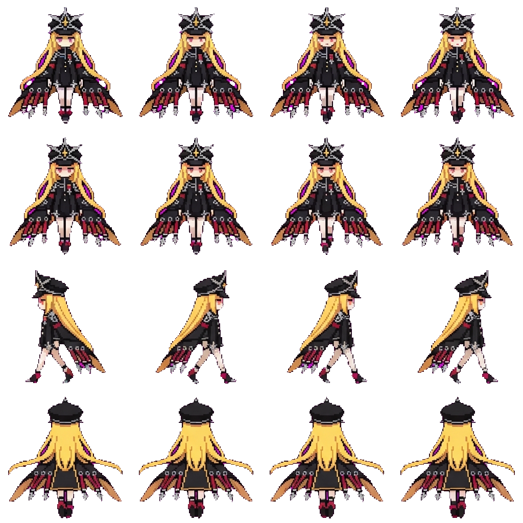 雷音 movement sprite
