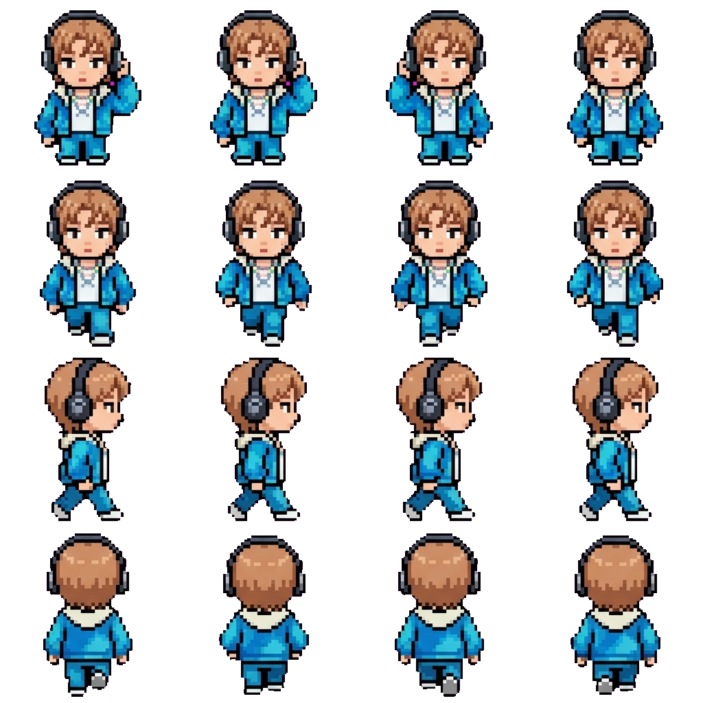 J-Sup movement sprite