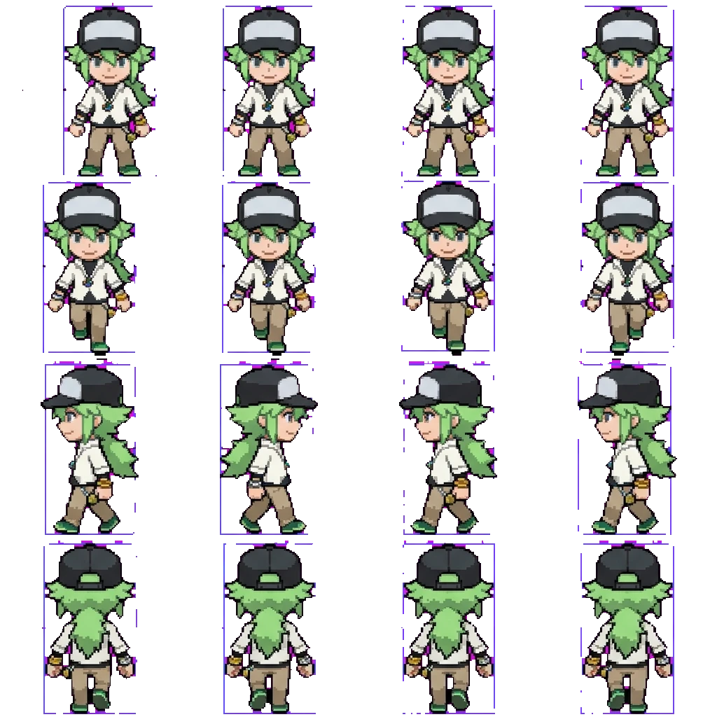 N movement sprite
