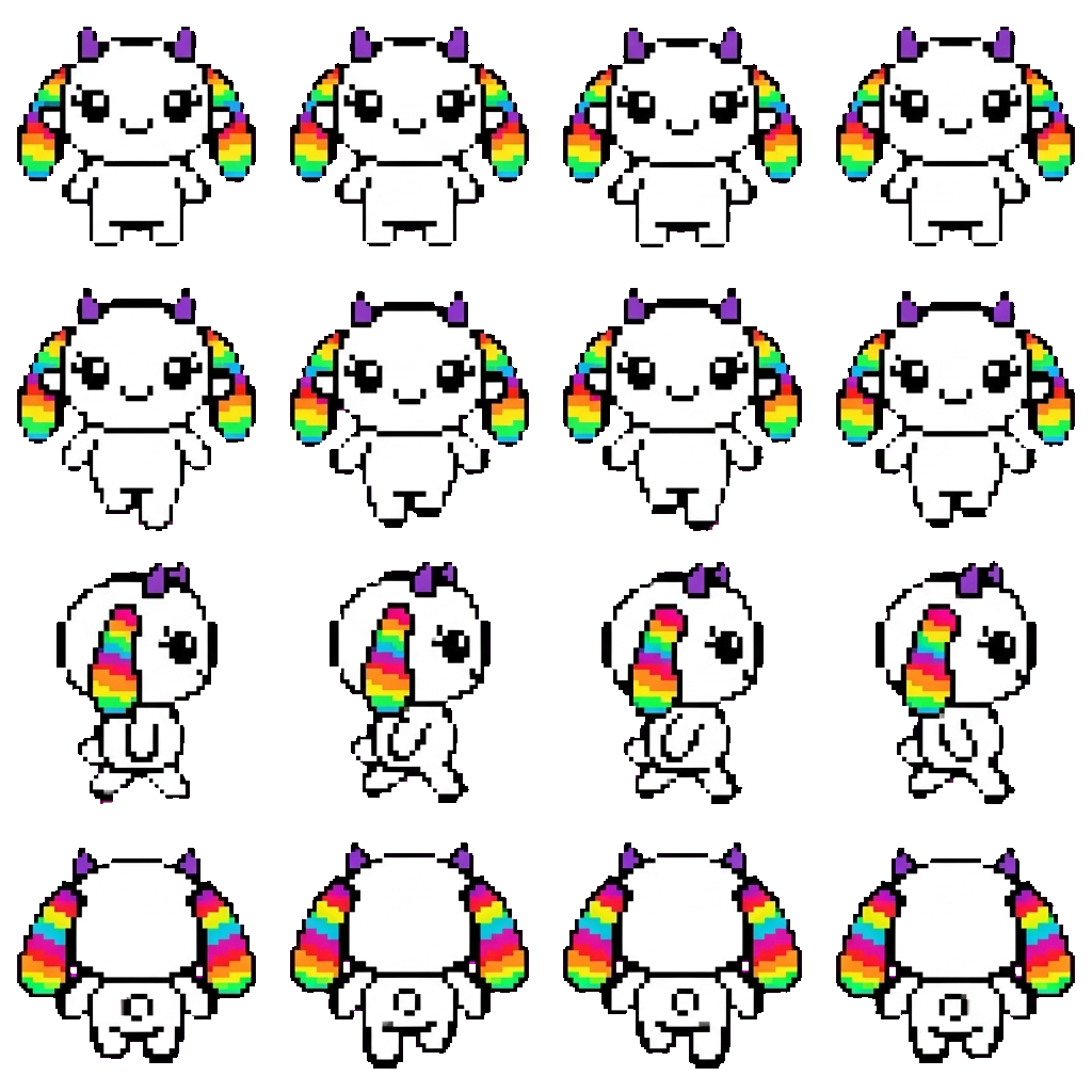 Wink movement sprite