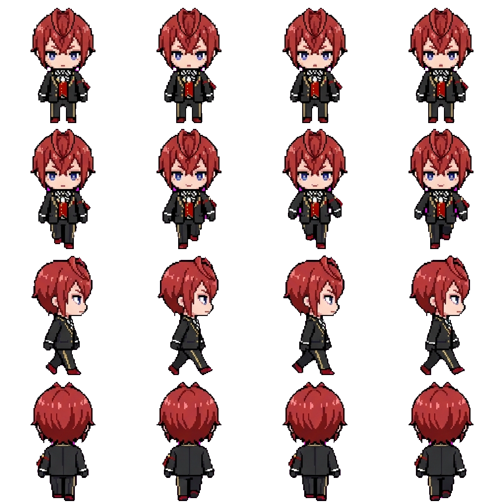 Riddle Rosehearts movement sprite