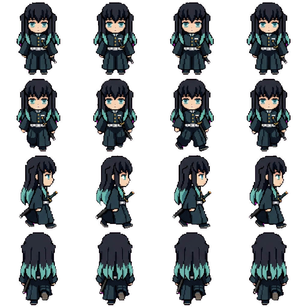 Muichiro Tokito movement sprite