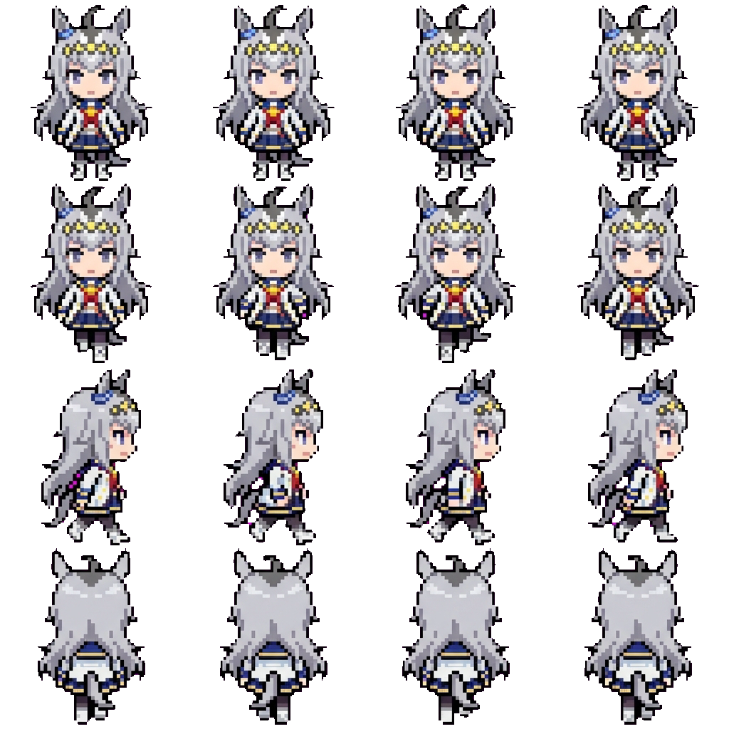 Oguri Cap movement sprite