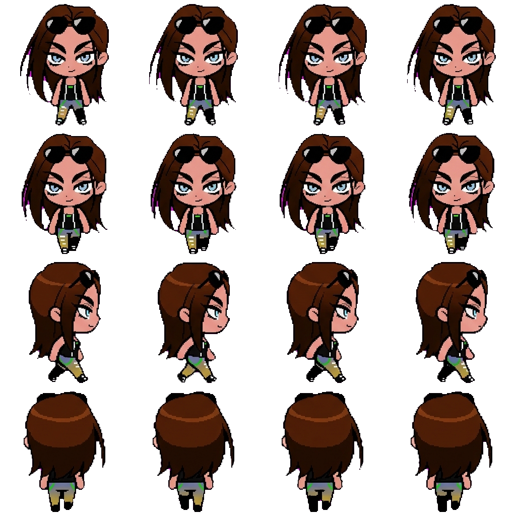 Hyuna movement sprite