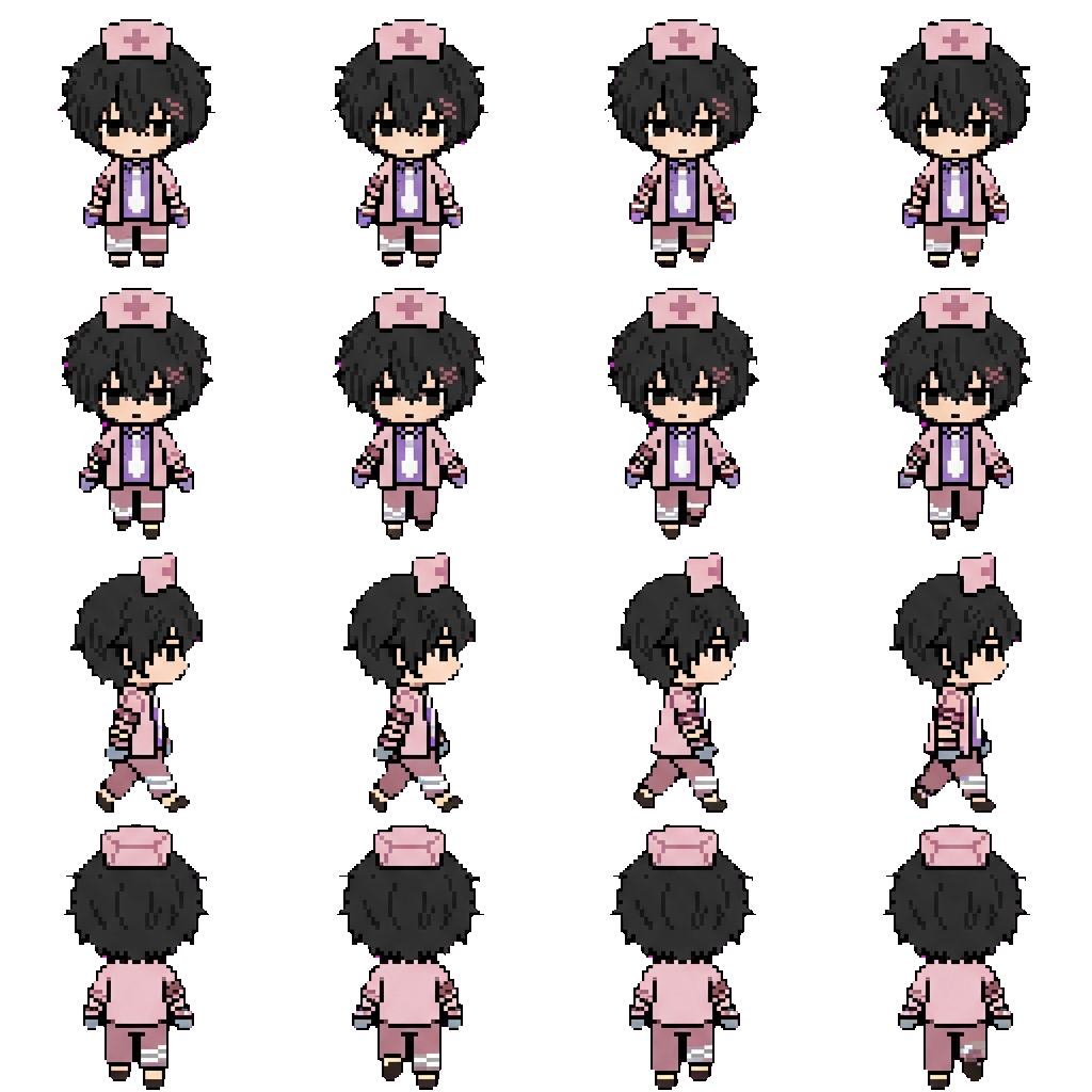 Minoru movement sprite