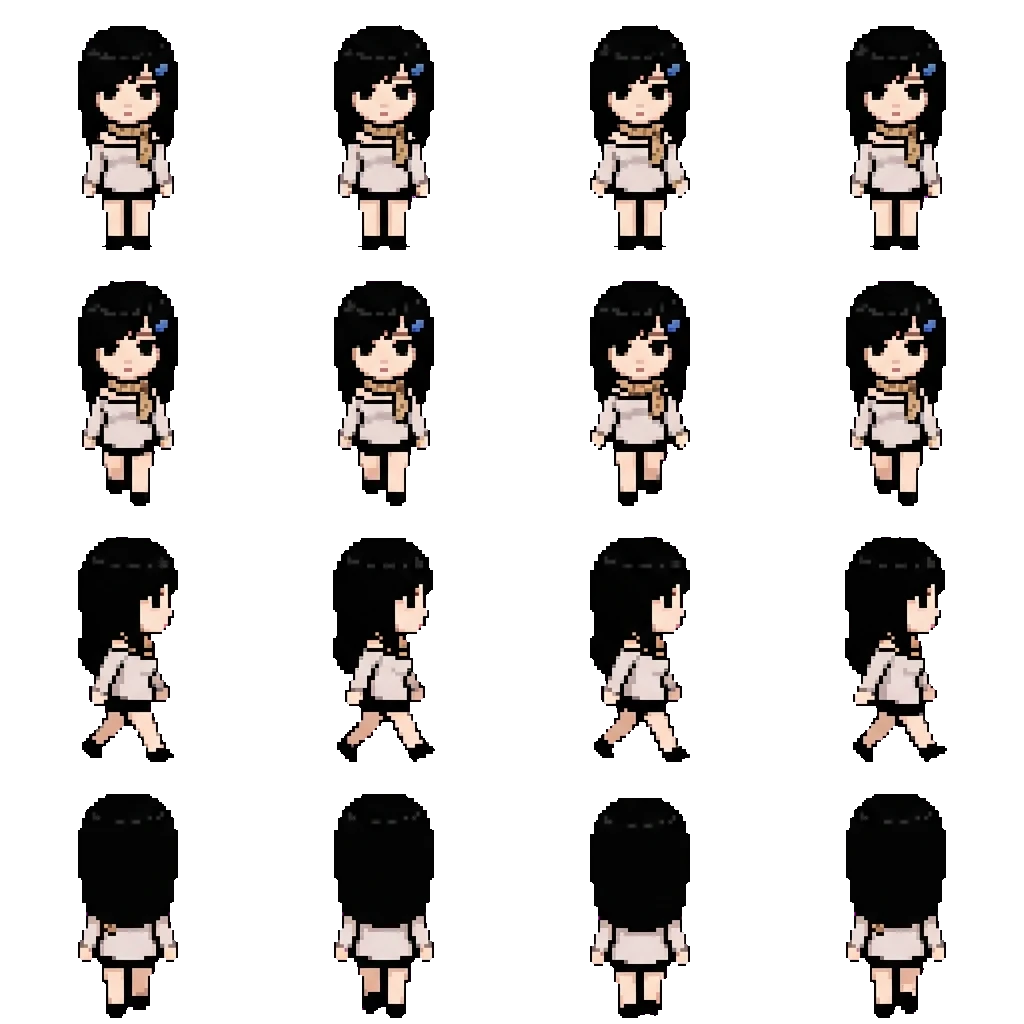 Ryoko movement sprite