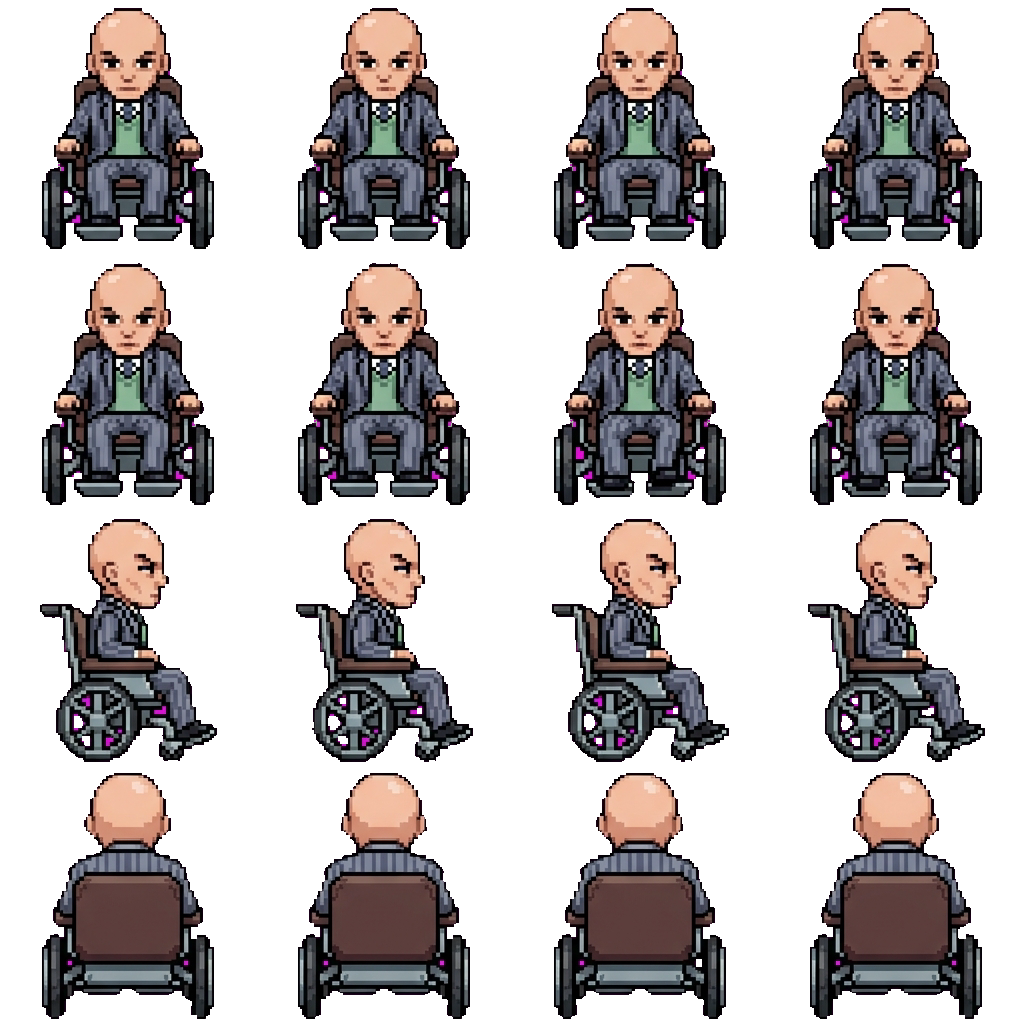 Charles Xavier movement sprite