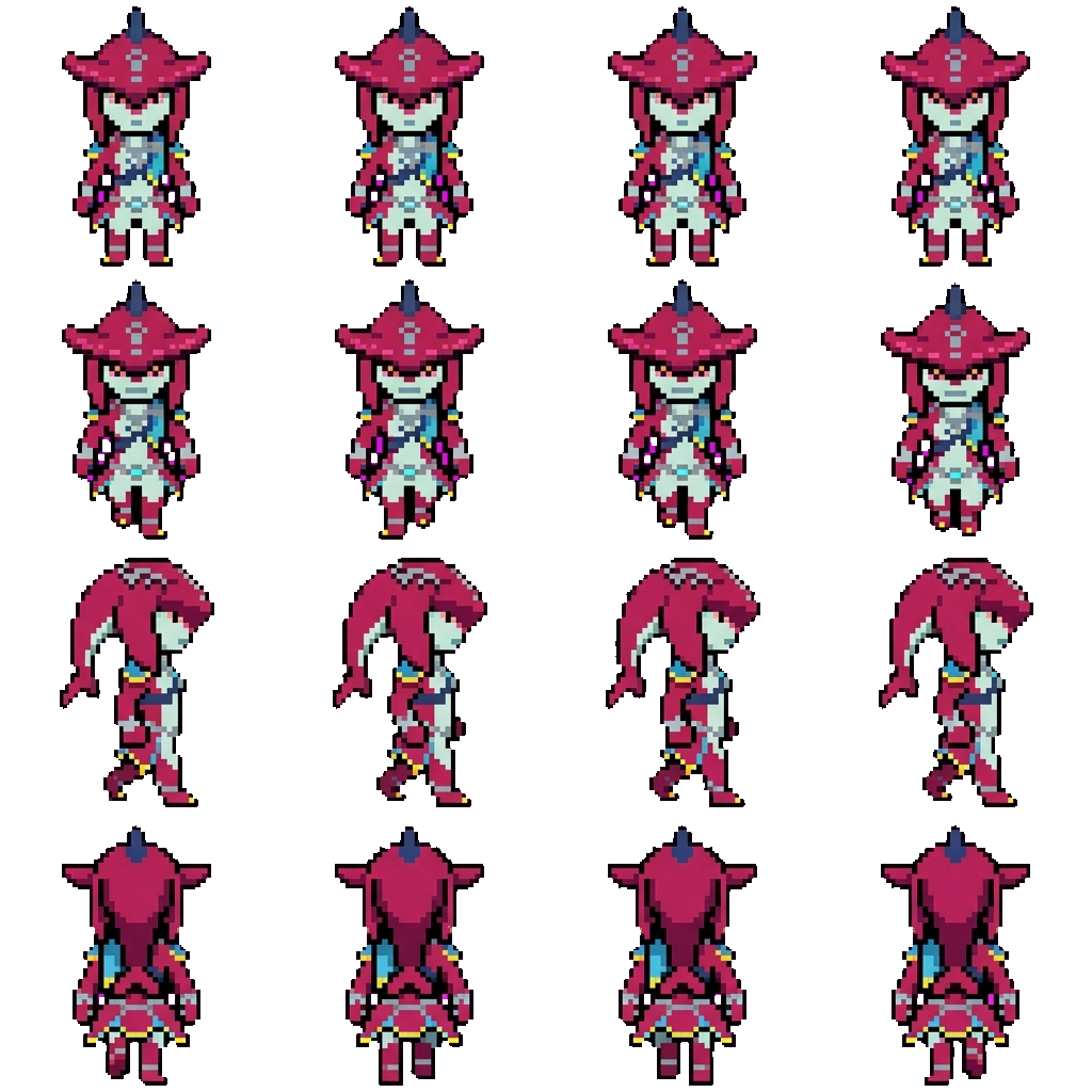 Sidon movement sprite