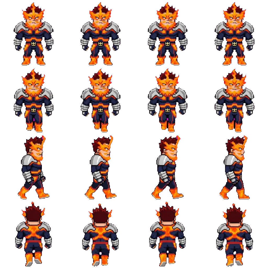 Enji movement sprite