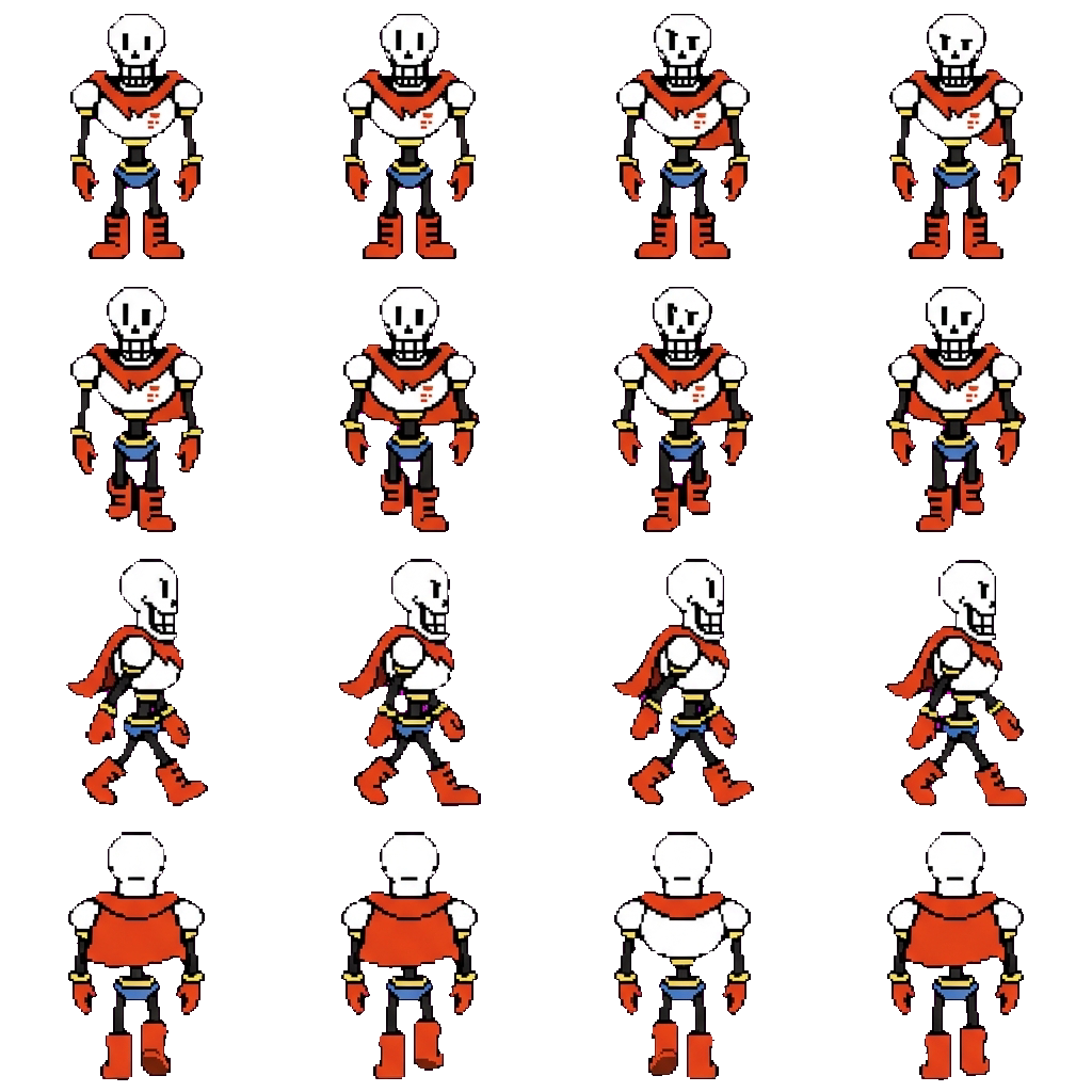 Папирус movement sprite