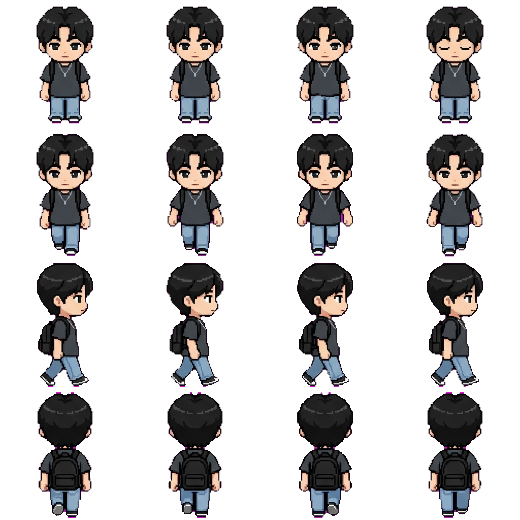 Jin movement sprite