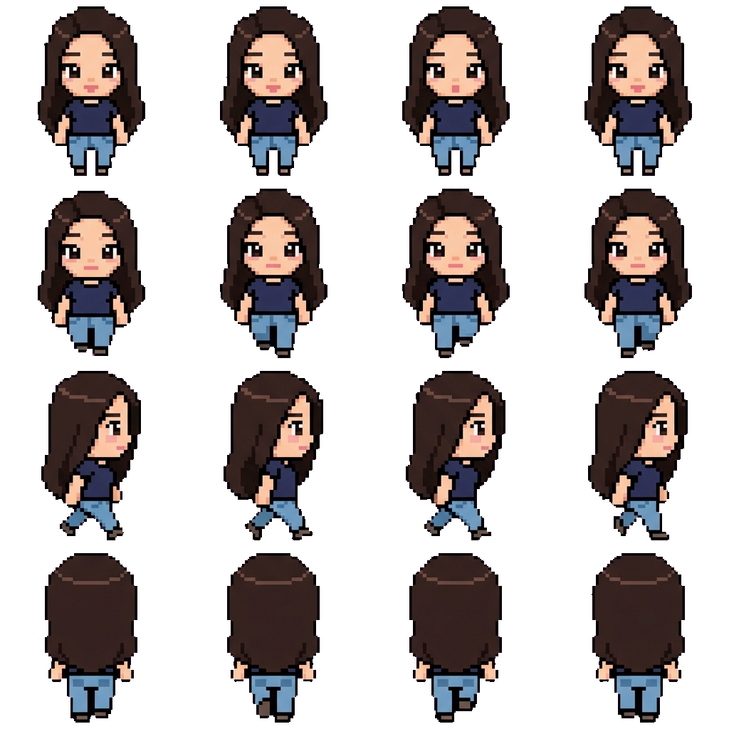 Адель movement sprite