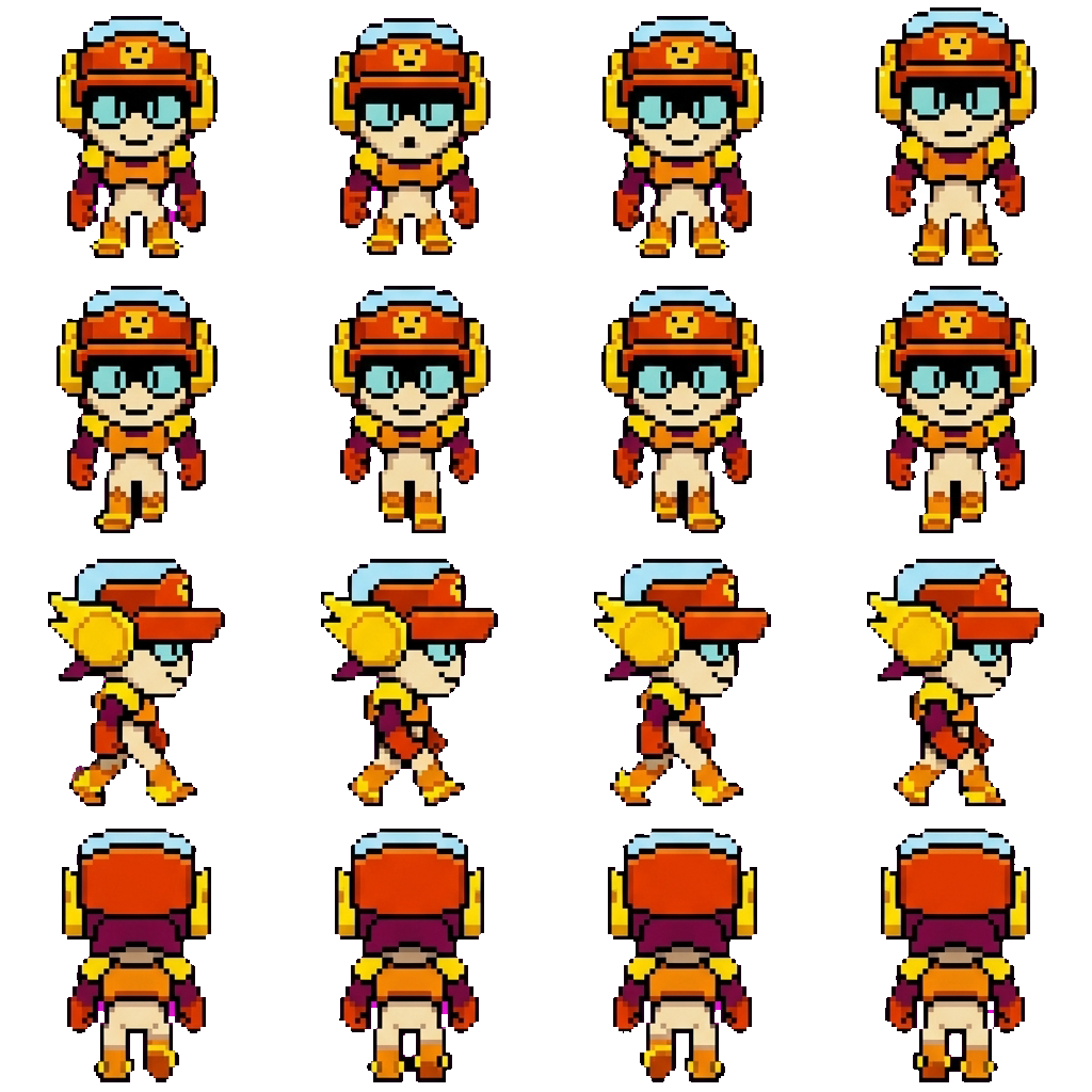 Larry movement sprite