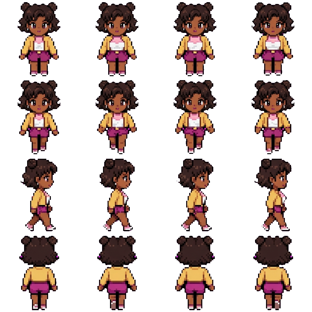 Reina movement sprite