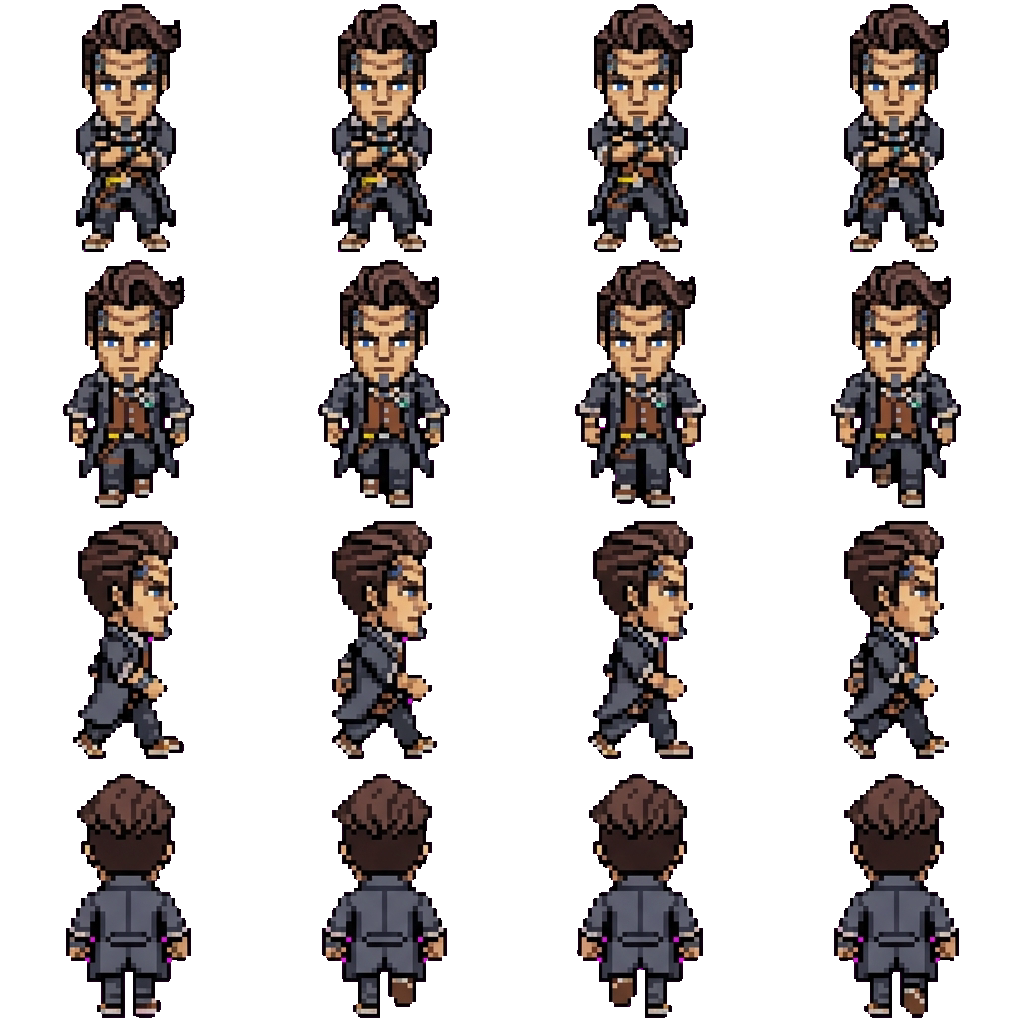 Handsome Jack movement sprite