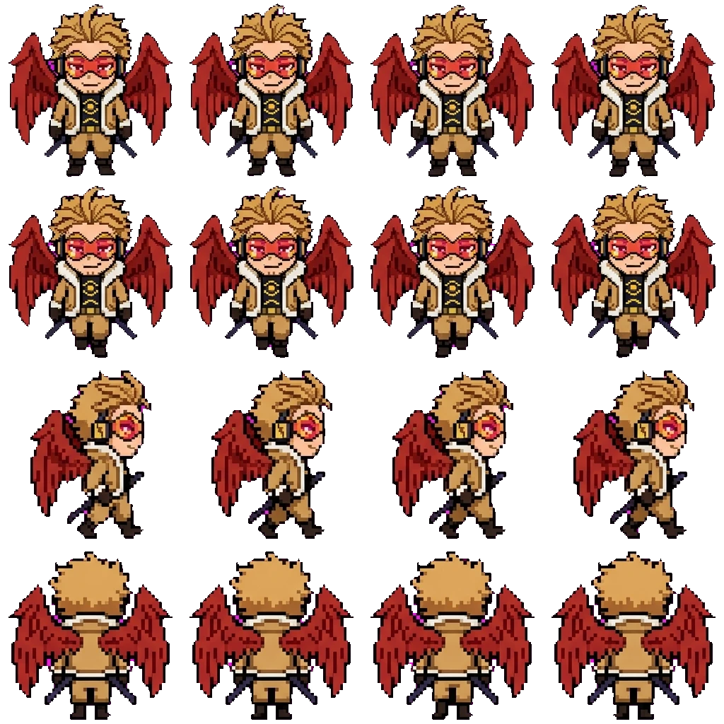 Hawks movement sprite