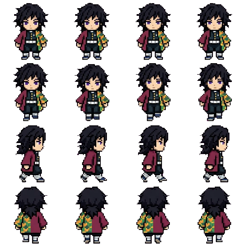 Giyuu Tomioka movement sprite
