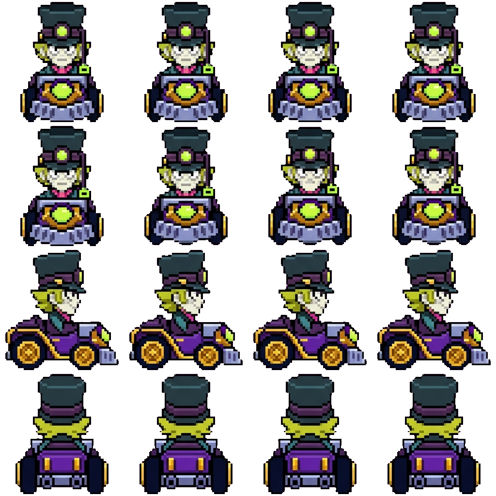 Chuck movement sprite