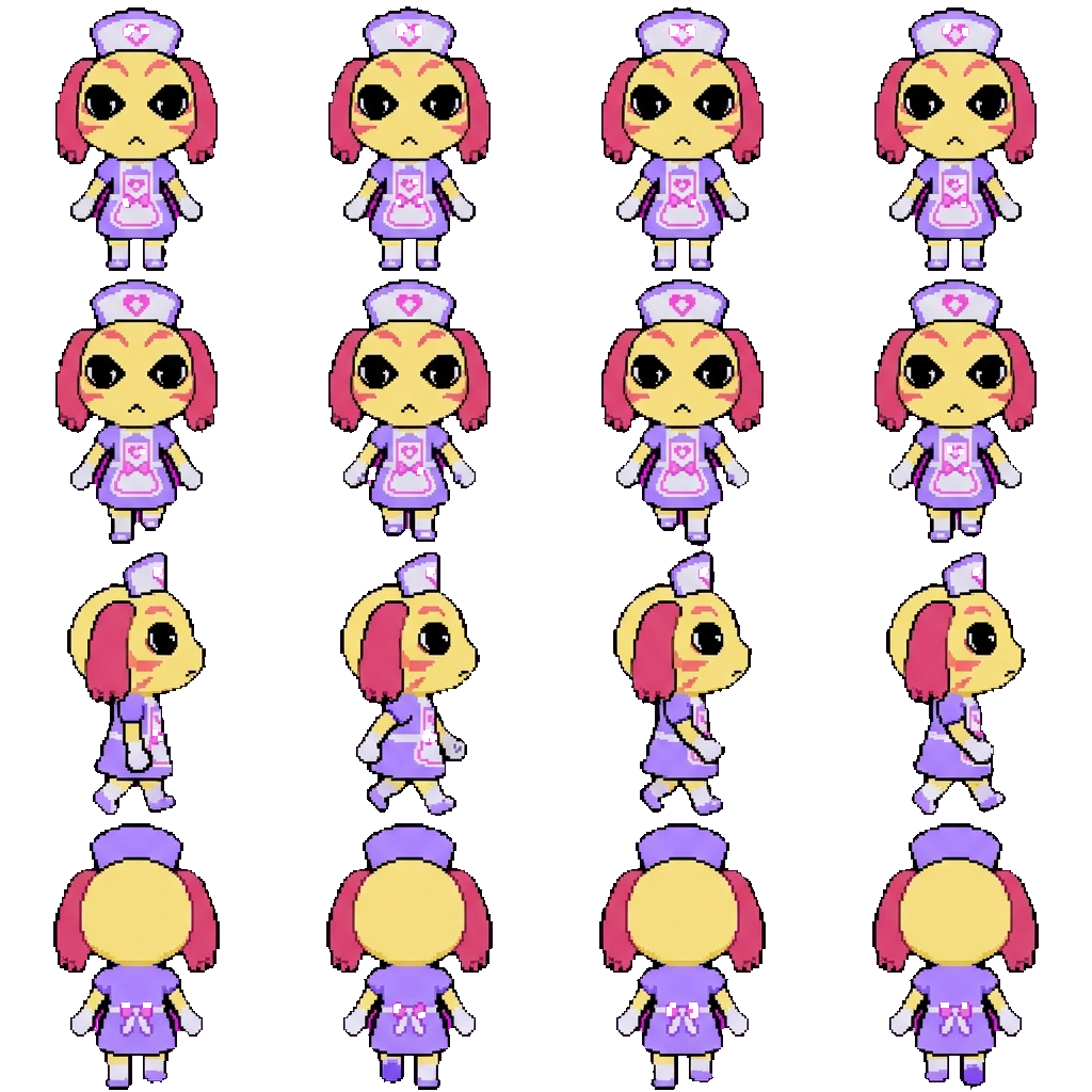 Nurse Daisy movement sprite