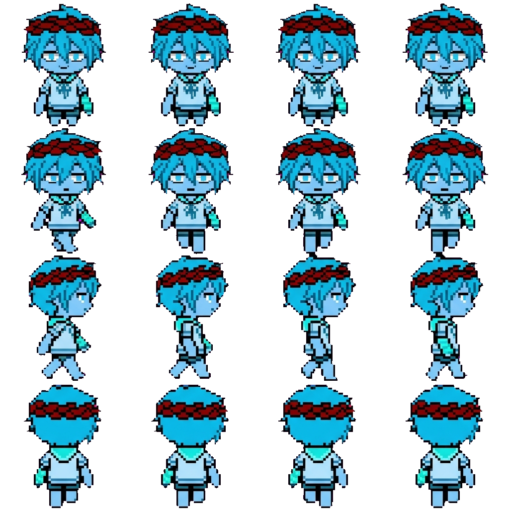 Blue movement sprite
